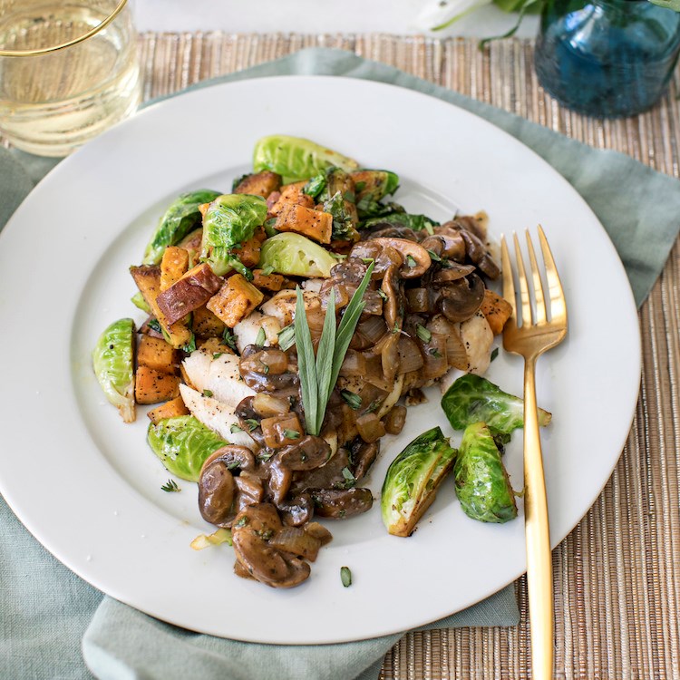 Picture of Pork Chops with Mushroom Sauce